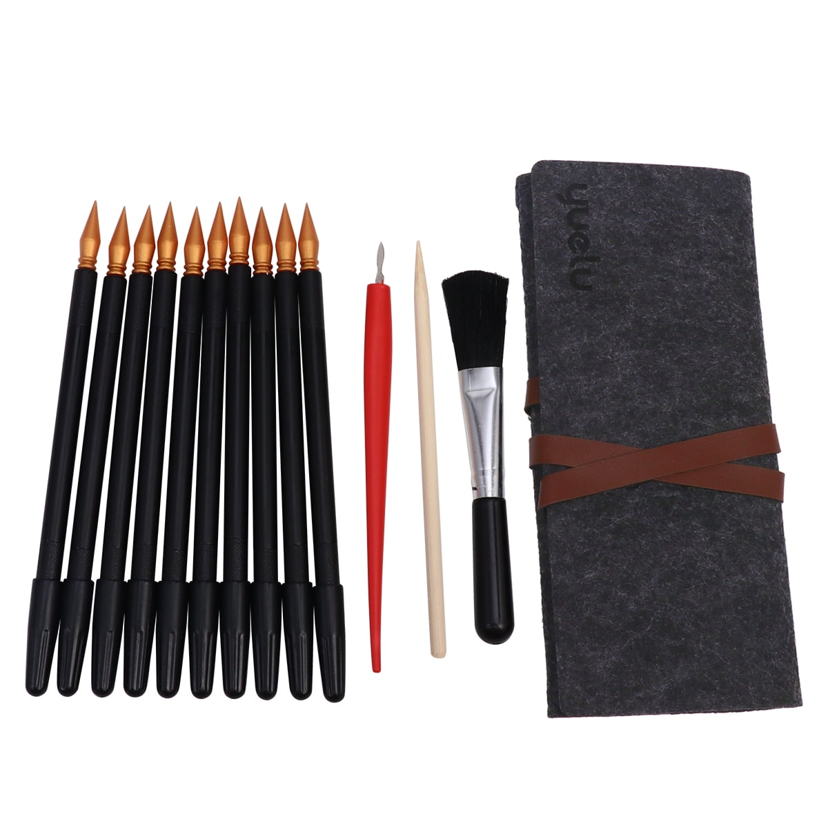 8-Piece Scratch Art Pen Set - Dual Tip Stylus Tools For Adults & Kids For Black Paper Scratch Coloring