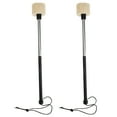 ITSELFER 1Pair Drum Mallet Stainless Steel Drumstick Percussion