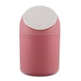 ITSELFER 1pc Lovely Desktop Waste Bin Plastic Office Supplies Trash Can