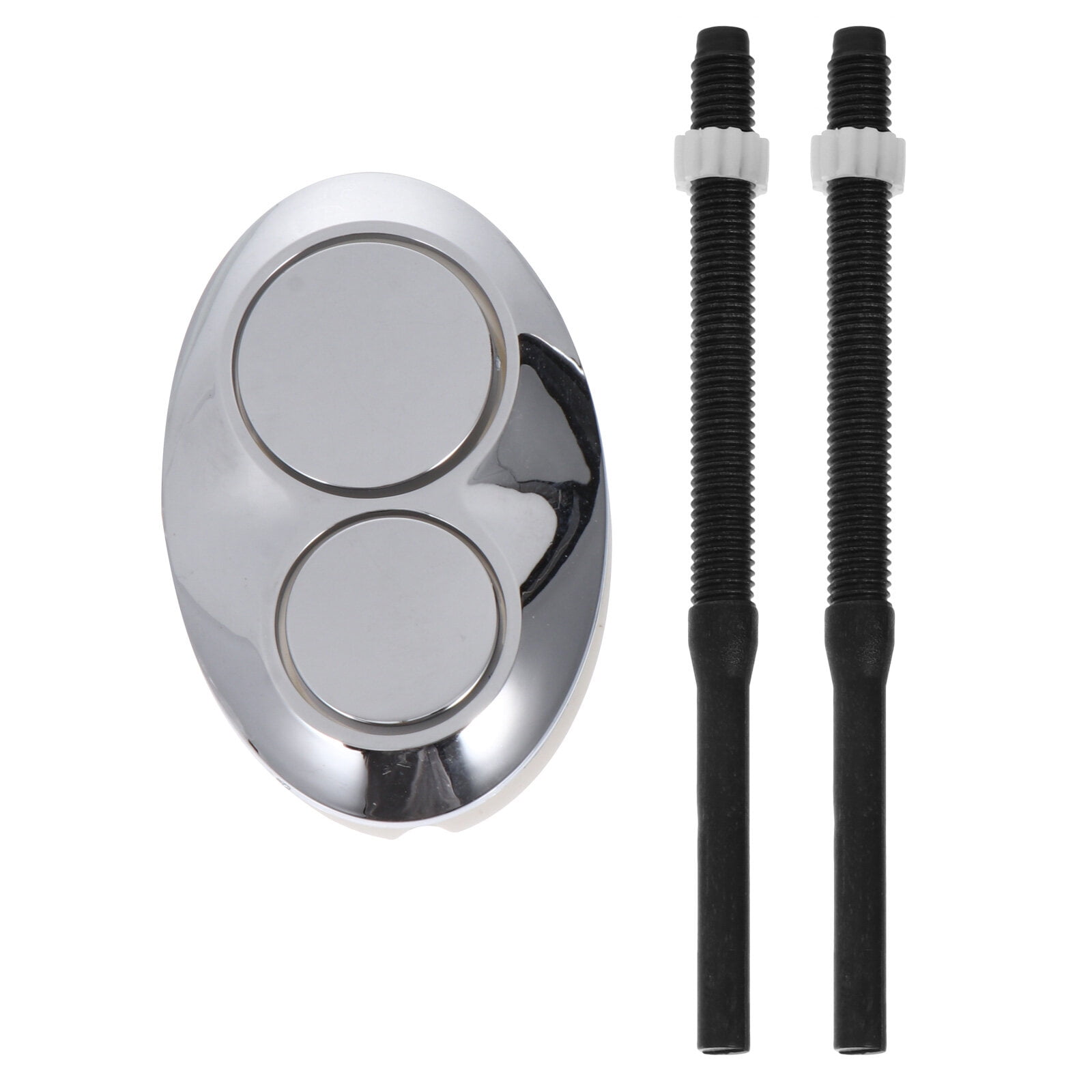 ITSELFER 1pc Practical Toilet Tank Push Button Toilet Water Tank Cover