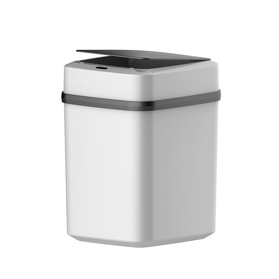 ITSELFER 1pc Sensor Smart Trash Can Automatic Motion Detector Lid Dustbin Waste Bin Without Battery