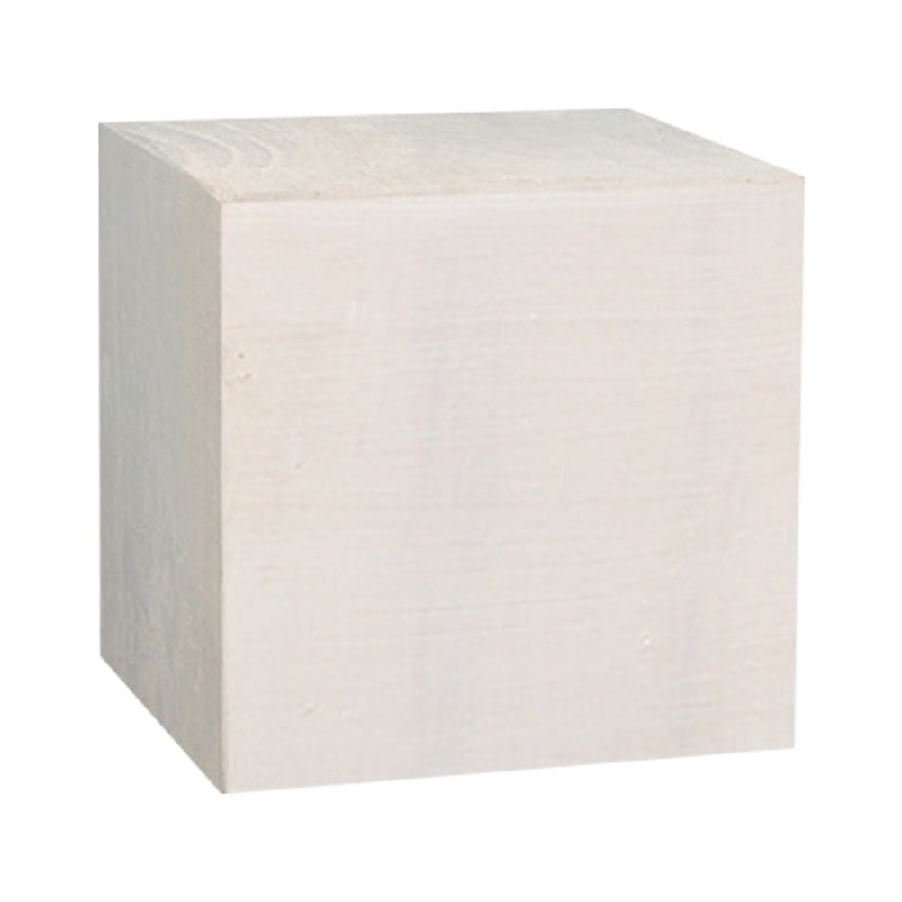 ITSELFER 1pc Simple White Wooden Cube Practical Cube Photo Prop Premium ...