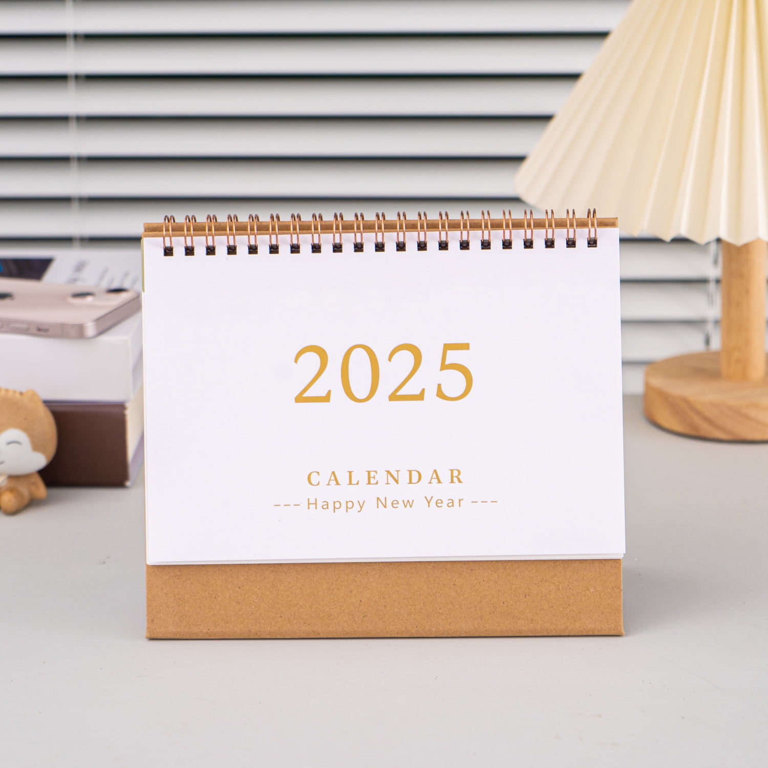 ITSELFER 20242025 Desk Calendar Standing Desktop Calendar Small Desk