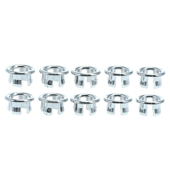 ITSELFER 20Pcs Sink Overflow Rings Hollow Rings Basin Overflow Rings Sink Accessories