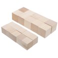 ITSELFER 20pcs Carving Blocks Wooden Blocks Unfinished Wood Blocks for