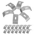 ITSELFER 20pcs Iron Vertical Blind Clamps Mounting Brackets for Blinds