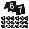 thumbnail image 1 of ITSELFER 20pcs Table Numbers V Shaped Table Number Signs For Wedding Conference Reception 1-20, 1 of 5