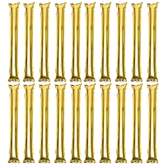 ITSELFER 24 Pcs Sticks Inflatable Cheering Clappers Noise Makers for Sports Events and Parties