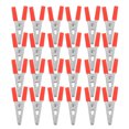 ITSELFER 24pcs Alligator Clips Spring Clamps Alligator Clamps