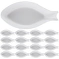 ITSELFER 25Pcs Fish Shape Dipping Bowls Dipping Sauce Dishes Soy Sauce