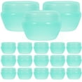 ITSELFER 25pcs 10g Mushroom Shape Cream Jar Travel Lotion Containers