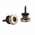 ITSELFER 2Pc Metal Guitar Security Strap Lock Safety Strap Buttons with