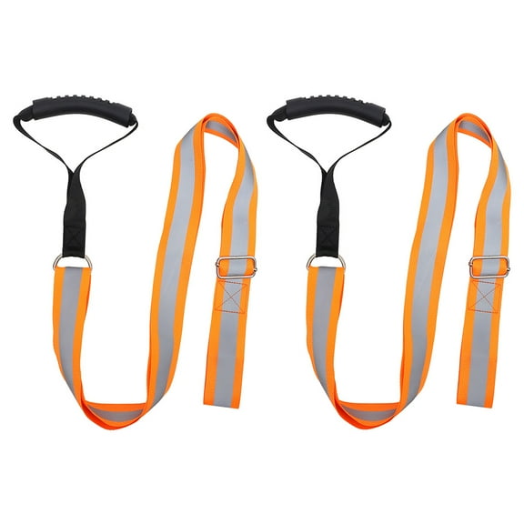 ITSELFER 2Pcs Reflective Deer Dragging Rope Portable Hunting Gear Convenient Nylon Rope Hunting Deer Rope
