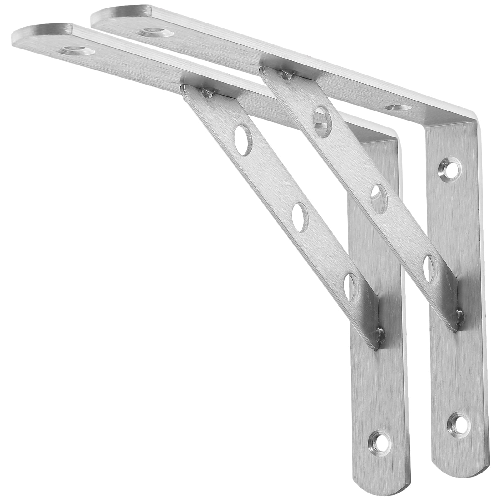 stainless steel L-brackets for headboard mounting on wall studs