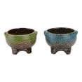 thumbnail image 1 of ITSELFER 2pcs Simple Style Ceramic Flowerpot Container Flower Plant Container, 1 of 6