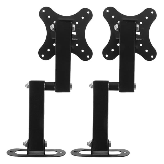 ITSELFER 2pcs TV Wall Mount Bracket Retractable TV Wall Holder Computer Monitor Rotation Holder
