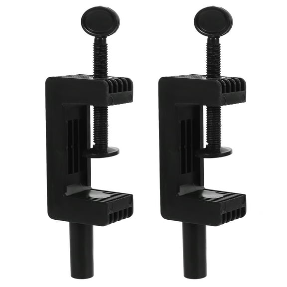 COOPHYA Table Balloon Arch Clamps Black 2Pcs 11.8X2.2X1.3In