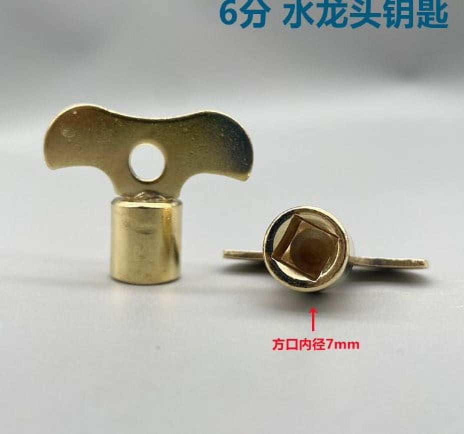 ITSELFER 2pcs Universal Valve Key for Water Spigot Lock Sillcock Water Key Shut Off Tool Outdoor Water Spigot Handle Water Meter Key Wrench Water Valve Shut Off Tool for Home and Garden