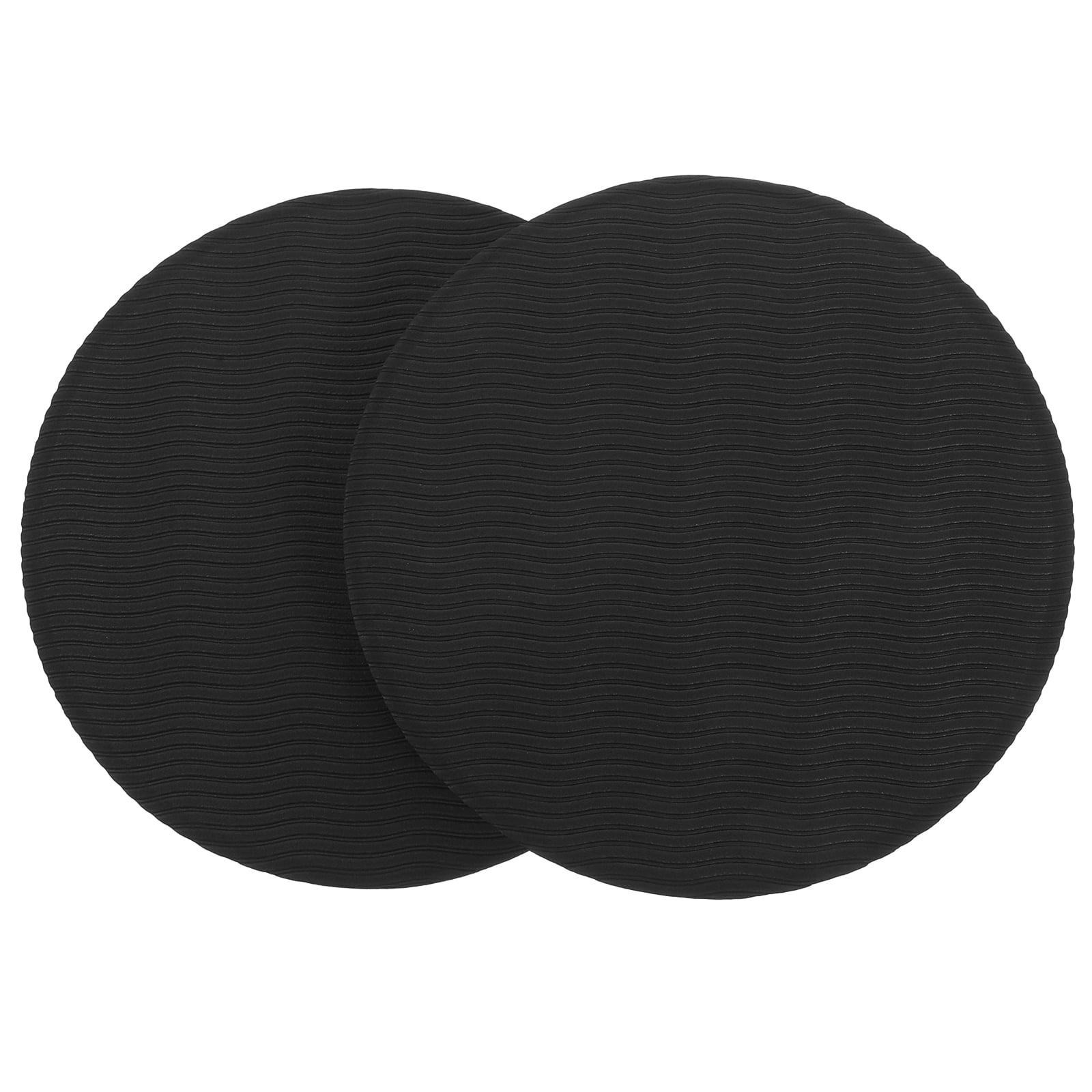 ITSELFER 2pcs Yoga Workout Knee Pad Cushion Thick Round Eco TPE Yoga
