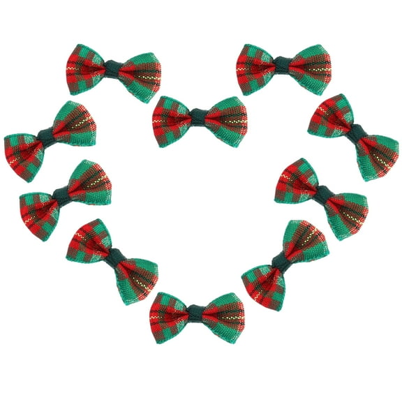 ITSELFER 30pcs Adorable Tiny Bows Doll Mini Bows DIY Mini Bows Decorations Small Crafting Bowtie