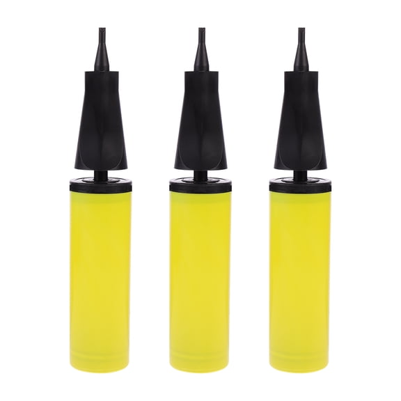 Portable Manual Balloon Pump Made of Durable Plastic for Parties and Events 3 Pieces Assorted Color