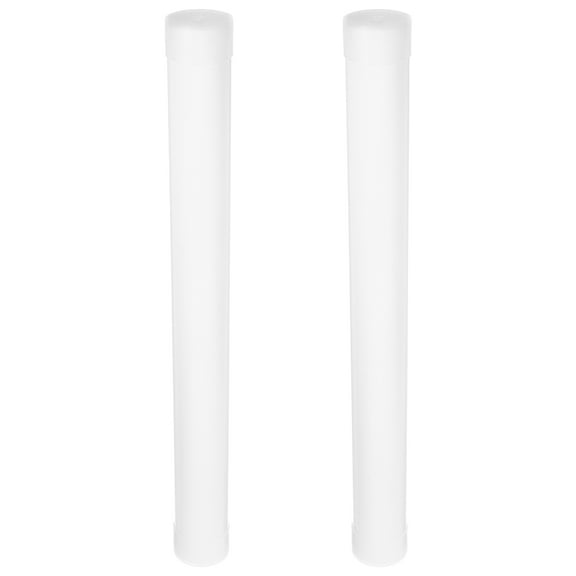 HEMOTON 3pcs PVC Poster Tubes with Caps for Shipping Posters Art Prints Blueprints and Documents 51CM Long 3CM Diameter Mailing Tubes for Artwork Storage