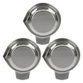 ITSELFER 3pcs Powder Weighing Pan Stainless Steel Scale Pan Powder