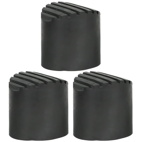 ITSELFER 3pcs Telescoping Ladder Non Slip Feet Rubber Replacement Step Ladder Feet Foot Mat