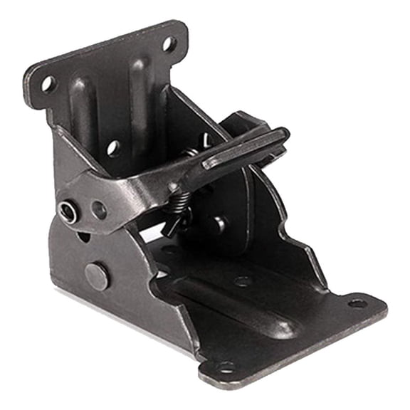 ITSELFER 4 Pcs Folding Brackets Lock Extension Support Bracket Foldable Self Lock Hinges Hardware For Table Bed Leg Feet Workbench