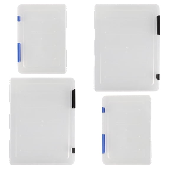 ITSELFER 4Pcs A4 A5 File Storage Box Transparent A4 File Box Paper ...