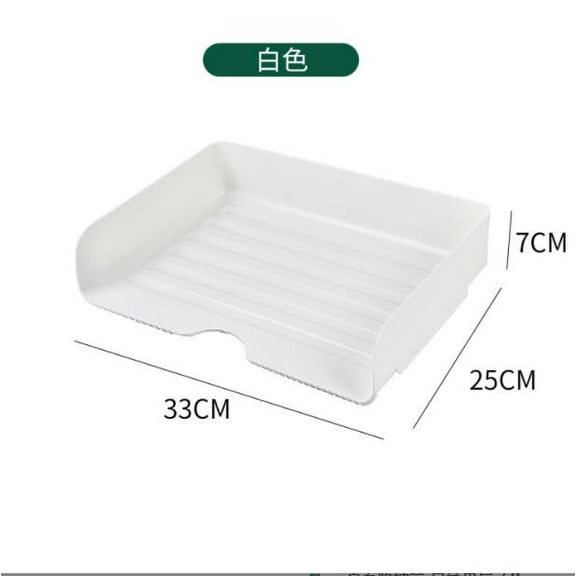 ITSELFER 4pcs File Trays Desk Stackable Trays Paper Desk Organizer Paper Organization File Desk Organizer Paper Organizer Desk Organizer Tray Folder Organizer For Desk (A4)