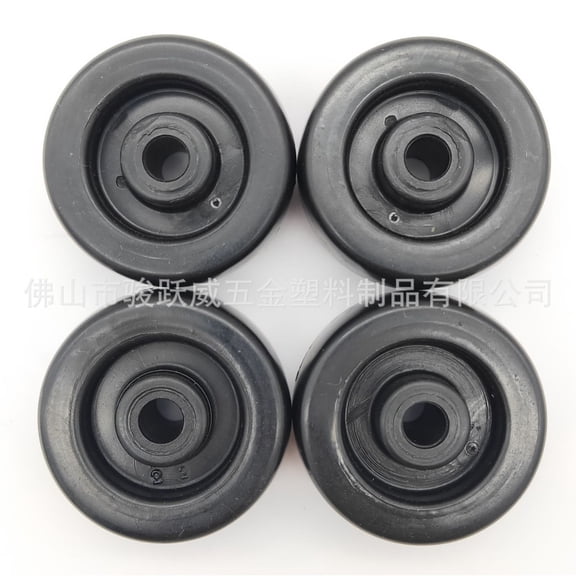 4pcs Replacement Wheels for Rolling Carts 2 Inch Plastic Trolley Wheels