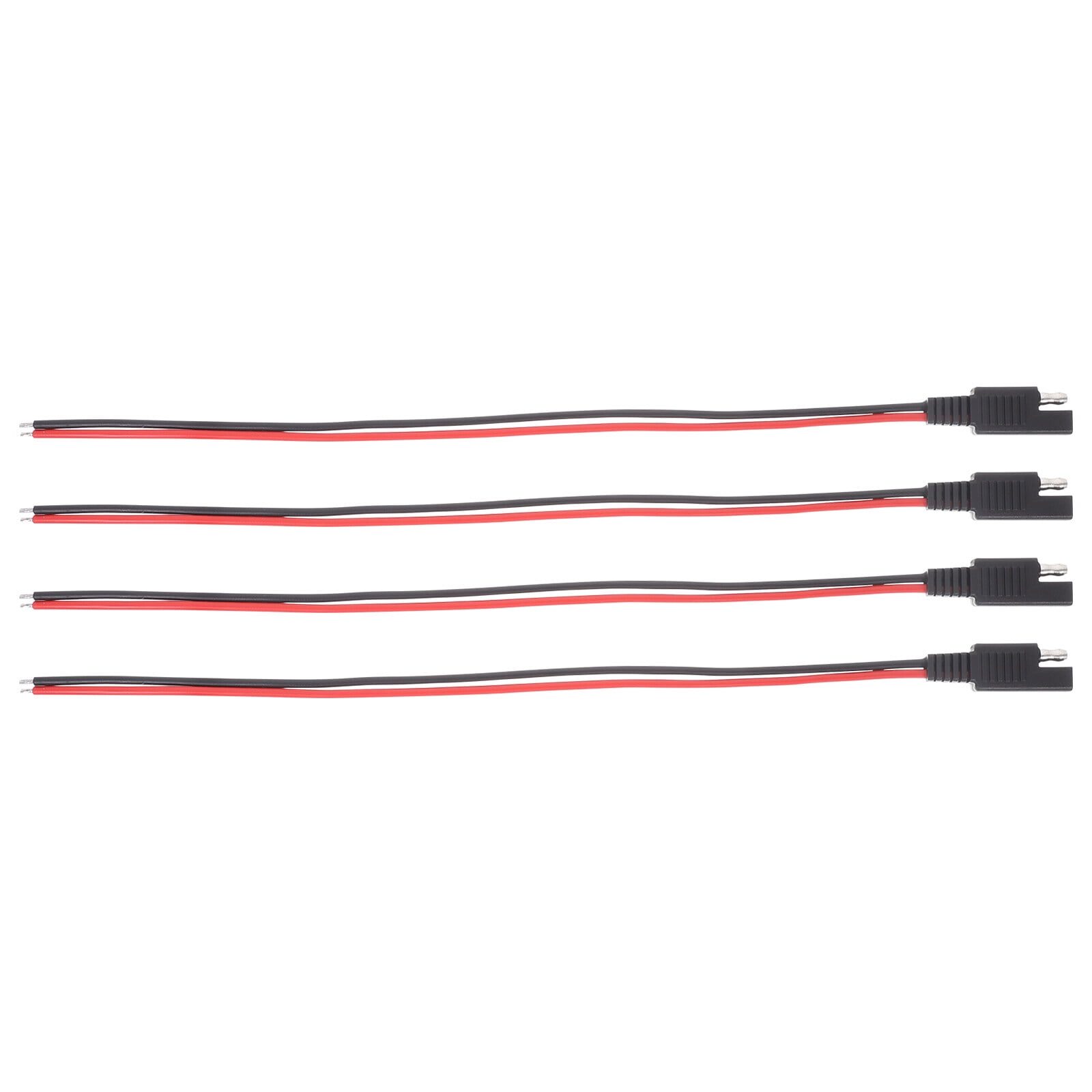 ITSELFER 4pcs Sae To Terminal Quick Connect Insulated Tube For Car