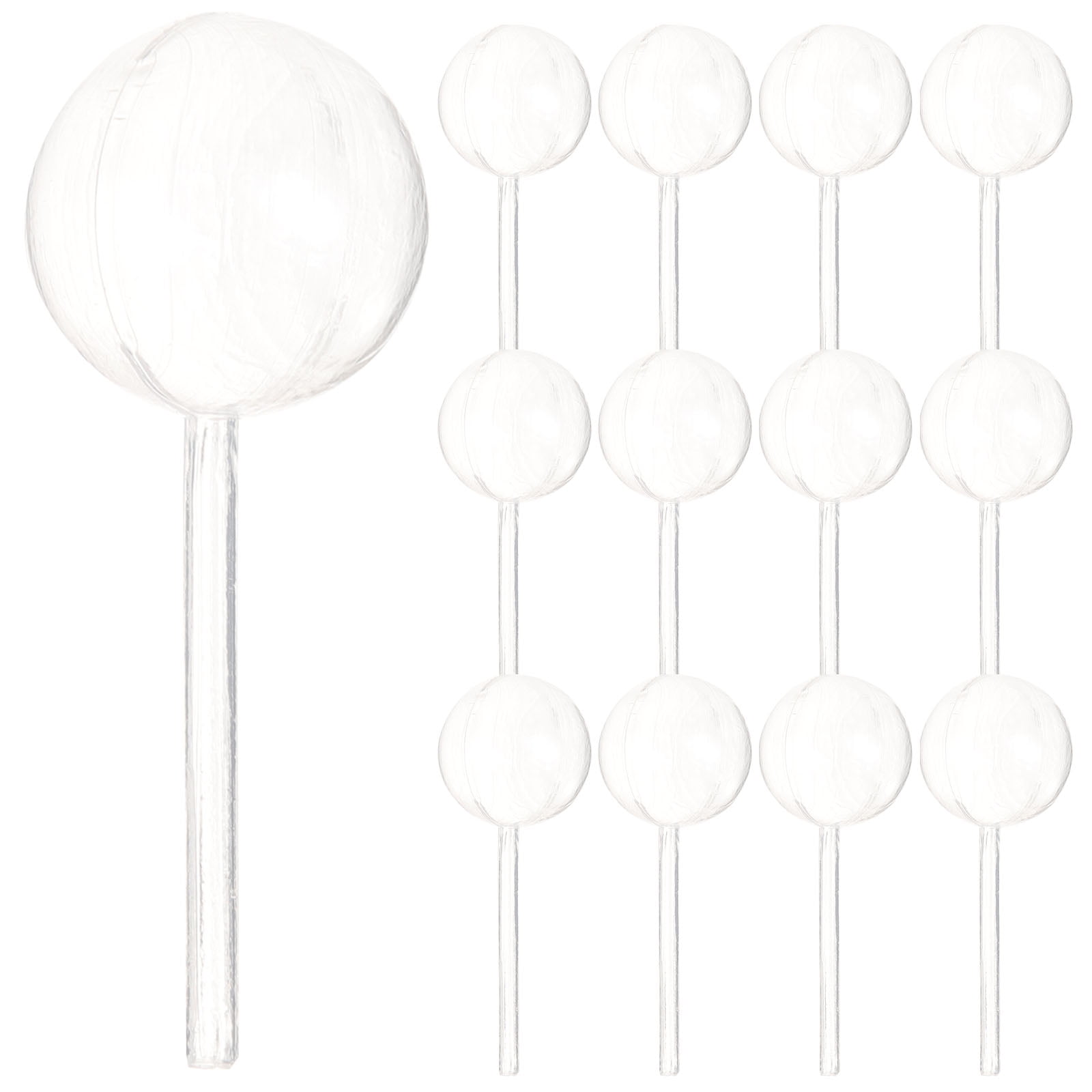 ITSELFER 50 pcs Ball Shape Dropper Pipette Plastic Squeeze Pipettes