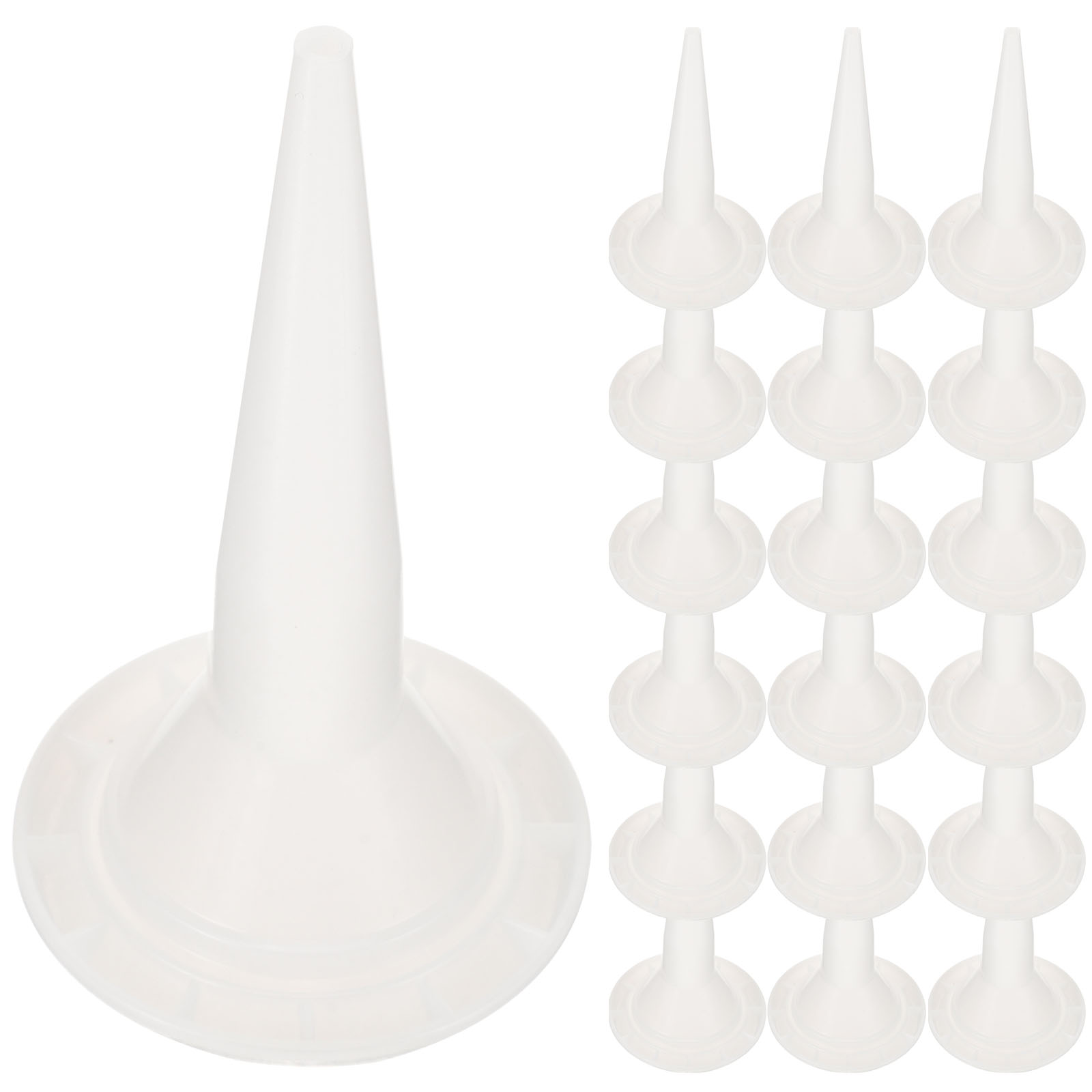 ITSELFER 50pcs Caulking Tip Structural Adhesive Caulking Applicator