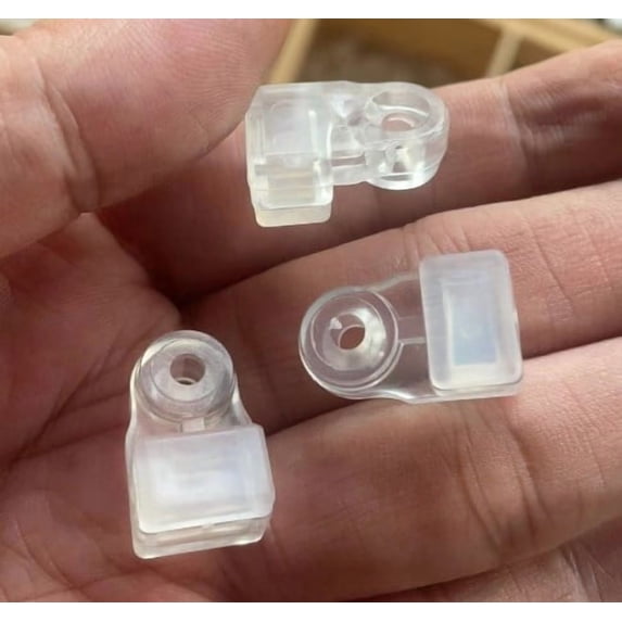 Glass Clips ITSELFER 50pcs Glass Retainer Clips Glass Clips For Cabinet Glass ...