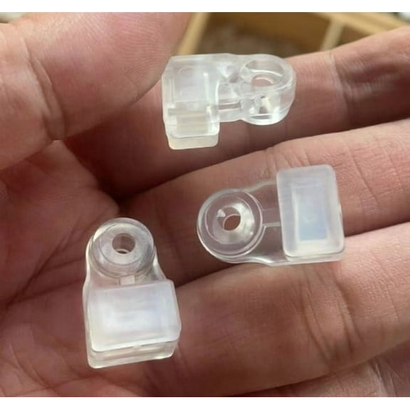 ITSELFER 50pcs Glass Retainer Clips Glass Clips For Cabinet Glass Retainer Clips Glass Clips For Cabinet Door Mirror Clamps Mirror Glass Clips