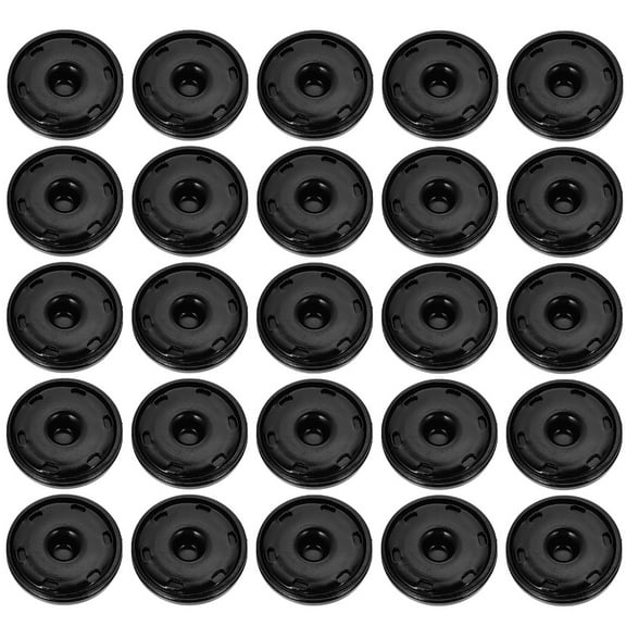 ITSELFER 50pcs Sew-on Snap Buttons Alloy Snap Fasteners Clothes Press Studs Buttons