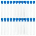 ITSELFER 50pcs Test Tubes Test Vials Storage Containers Clear Tube for
