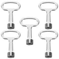 ITSELFER 5pcs Radiator Valves Multifunctional Utility Key Plumbers