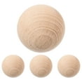 thumbnail image 1 of ITSELFER 5pcs Wooden Croquet Balls Replacement Backyard Croquet Balls For Outdoor Lawn Games Unfinished Wood Balls For Crafting And Painting, 1 of 6