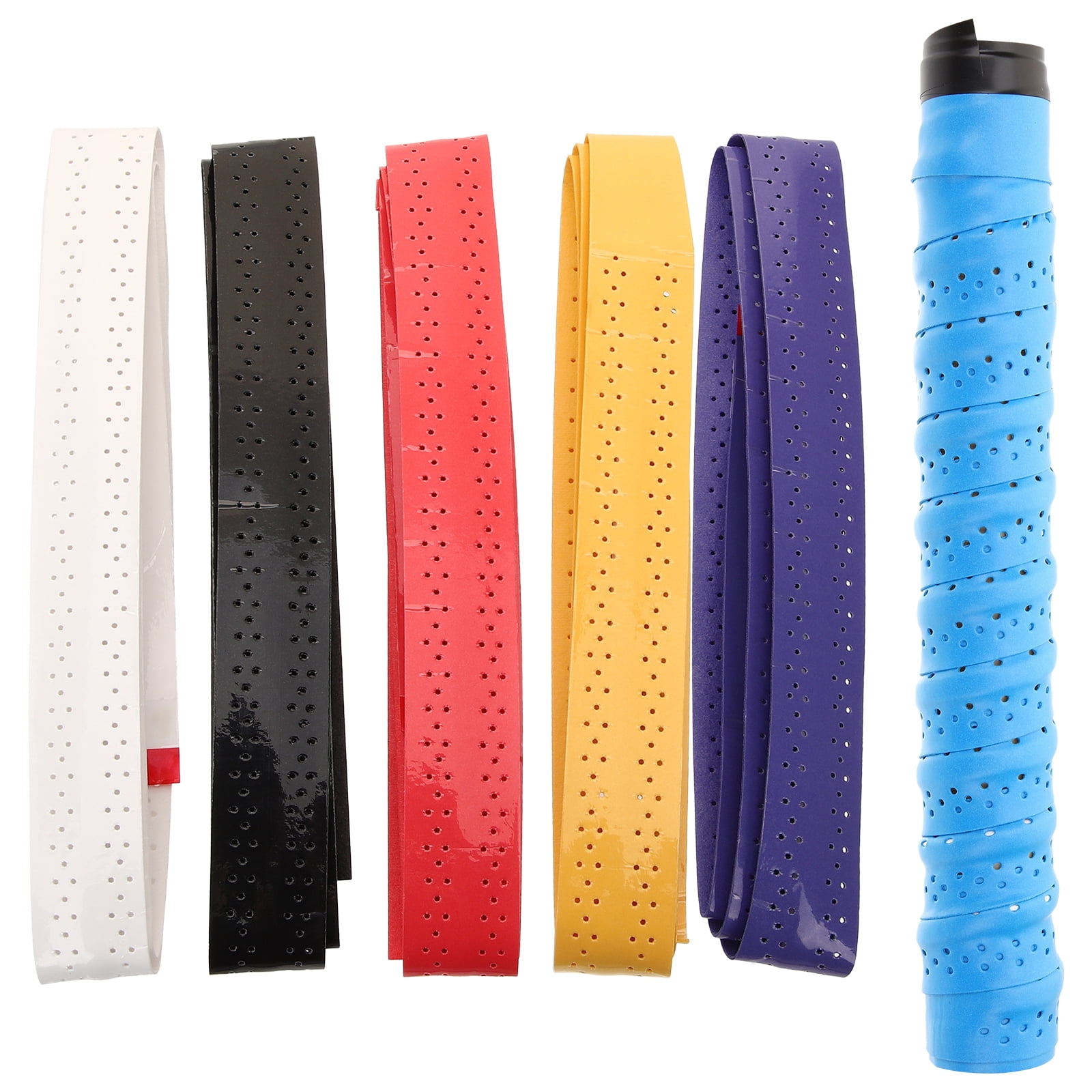 Professionnel Racket Grip ITSELFER 6 pcs Tennis Racket Grip Tape Non-slip Tennis Racket Overgrip ...