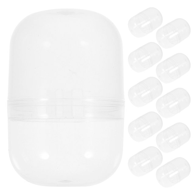 ITSELFER 60pcs Fillable Capsules Balls Vending Machine Replacement