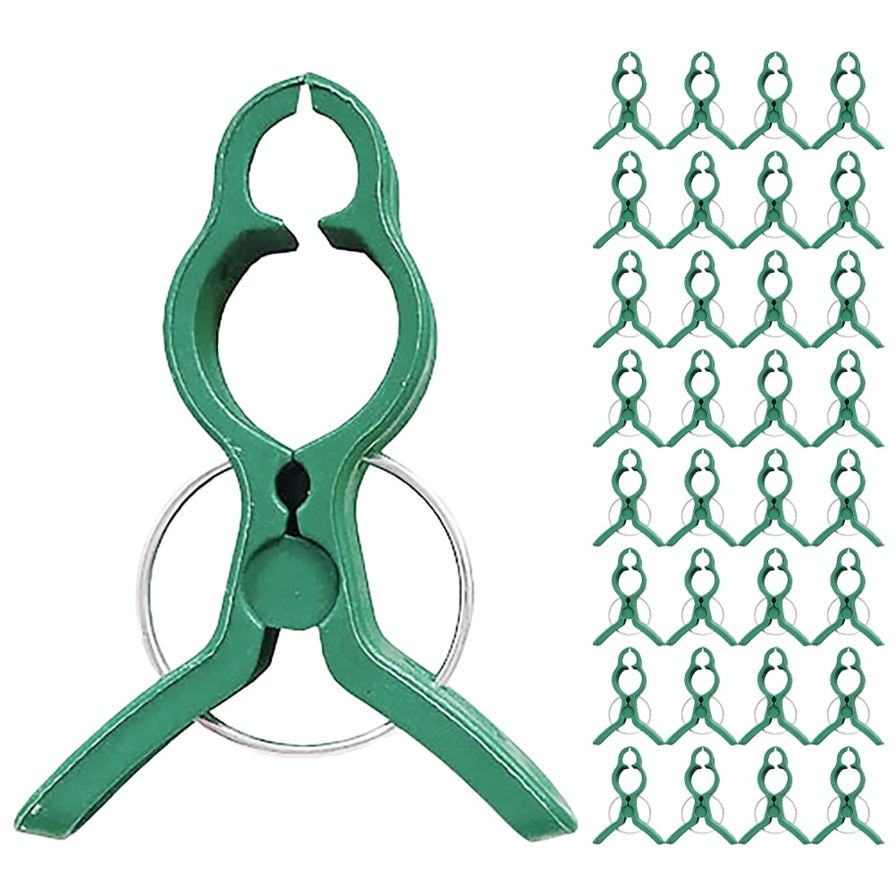 ITSELFER 60pcs Garden Tomato Vine Clips Tomato Fixing Clamps Plant