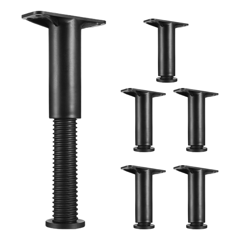 ITSELFER 6Pcs Bed Leg Adjustable Furniture Leg Table Leg Extender ...