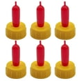 ITSELFER 6Pcs Farm Lamb Rubber Pacifier Milk Drink Nipples Feed Bottle