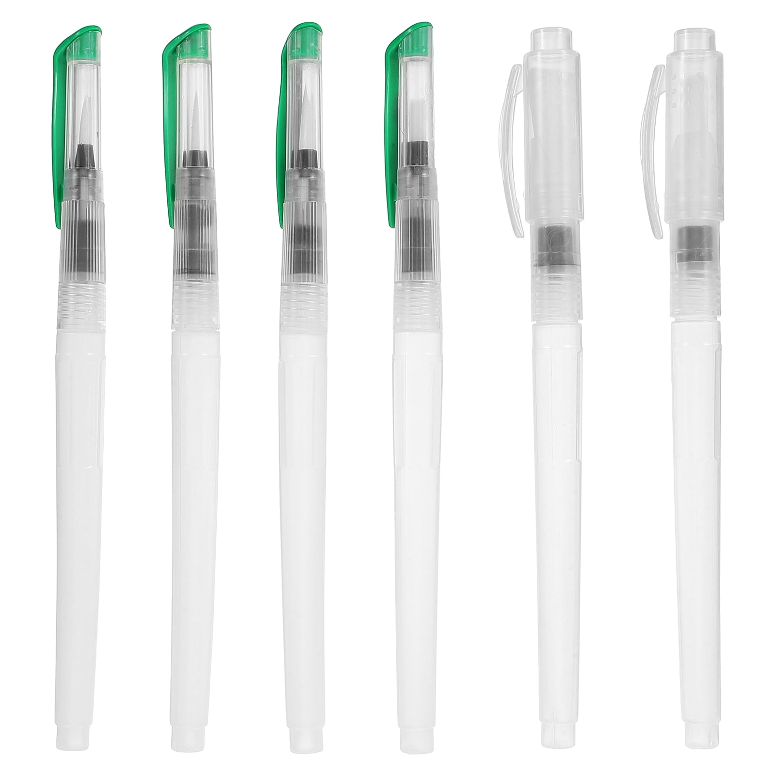 ITSELFER 6Pcs Refillable Drawing Brush Reusable Painting Brush Reusable