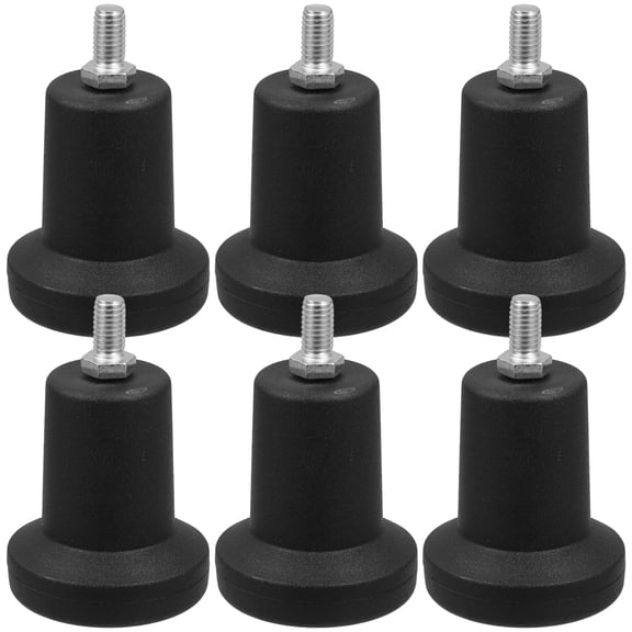 ITSELFER 6pcs Durable Office Chair Feet Plug-in Design Chair Feet Nonslip Wheels Casters Furniture Chair Casters Plug-in Fixed Feet
