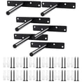 thumbnail image 1 of ITSELFER 6pcs Hidden Floating Shelf Bracket 150mm Heavy Duty Invisible Shelf Bracket, 1 of 6