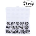 ITSELFER 75pcs Fishing Rod Pole Guides Tip Rings Repair Kit